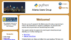 Python Atlanta web site